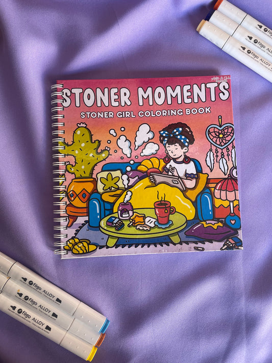 Stoner Moments – Stoner Girl Coloring Book