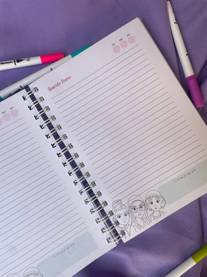 ✨ Diario de Vida Guerreras K-Pop 💜📓