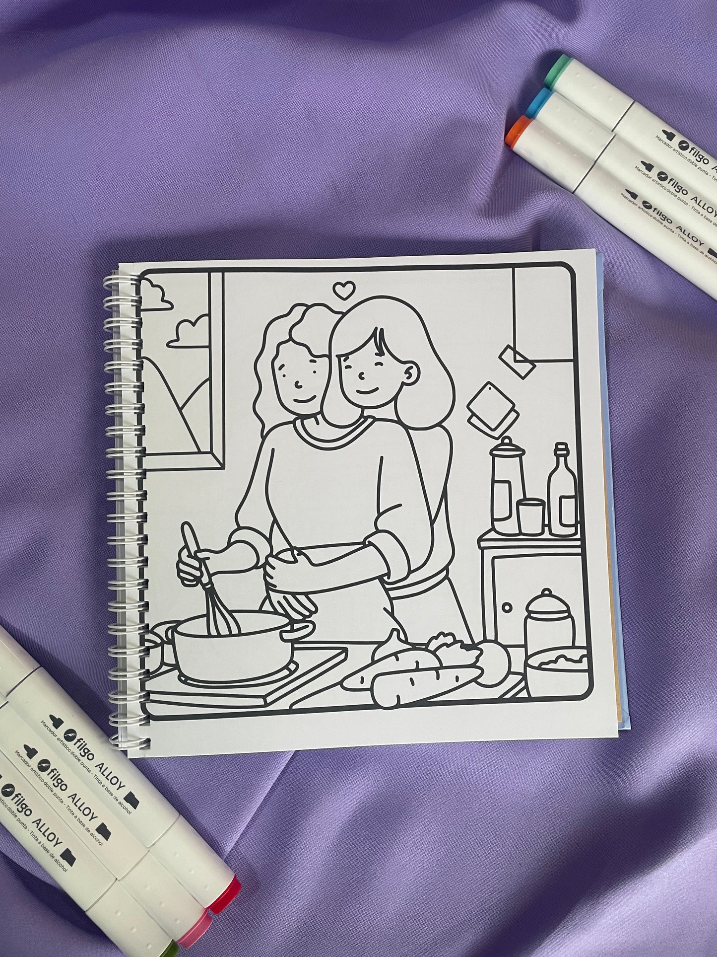 Glowing Girls - Cute & Lovely Coloring Book