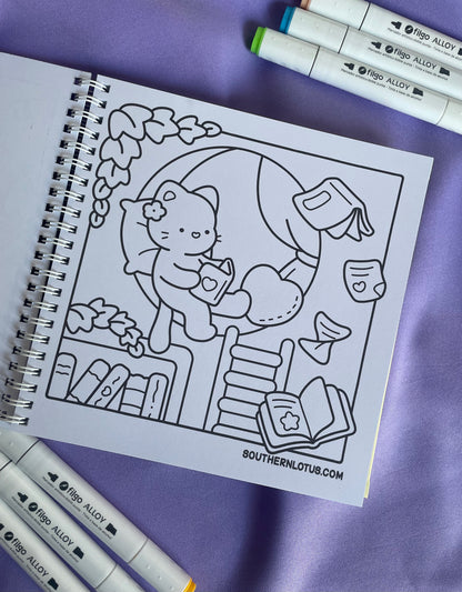 Little Friends Cute & Easy Coloring Book
