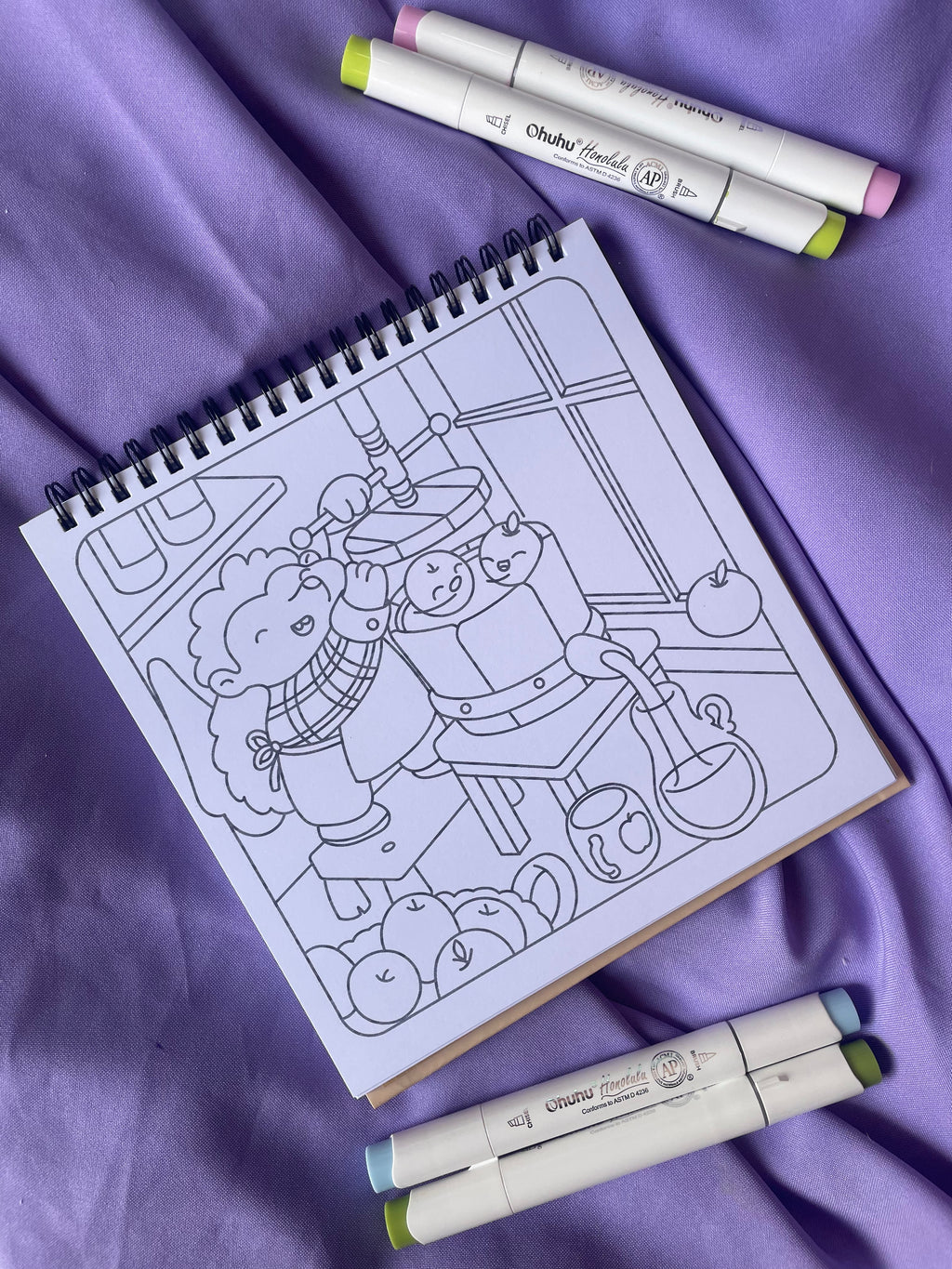 🧣 Sweater Season – Cute & Cozy Coloring Book