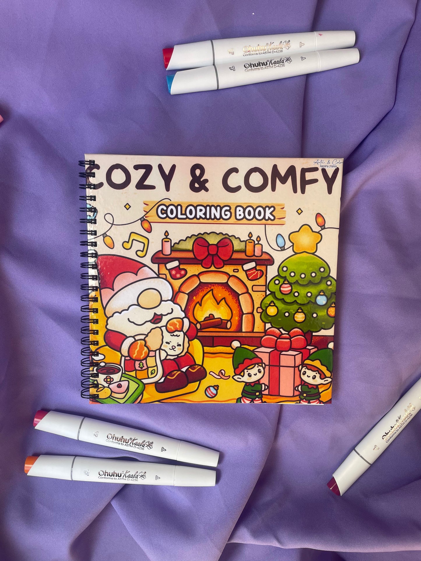 🎄✨ Cozy & Comfy – Coloring Book ✨🎁🧣
