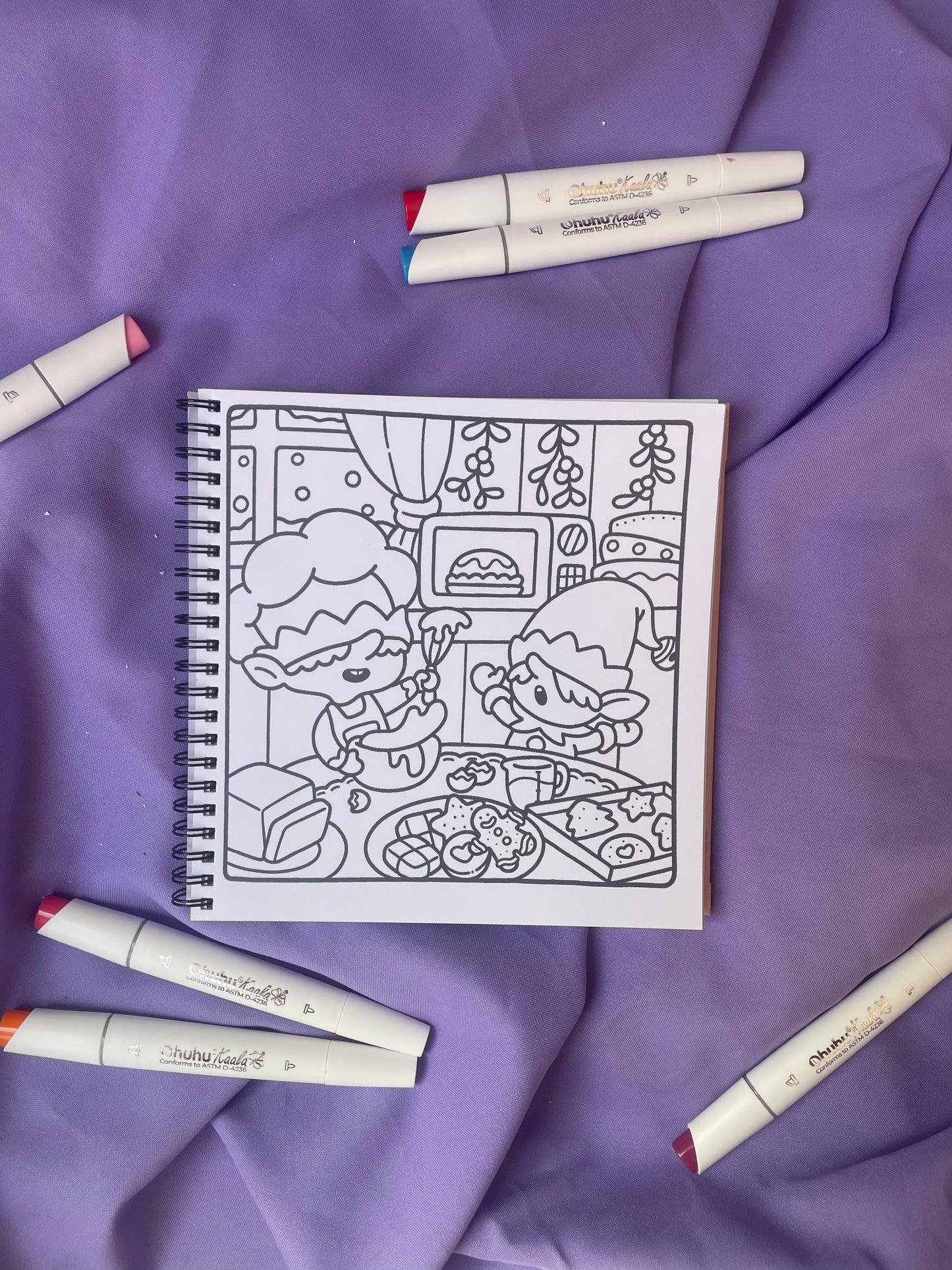 🎅✨ Cozy Christmas – Cute & Comfy Coloring Book ✨🦌