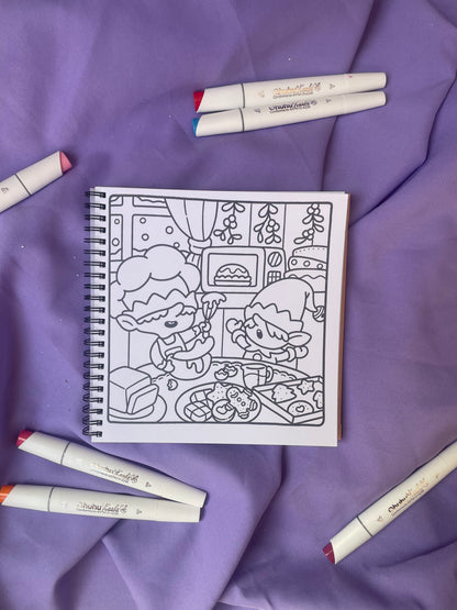 🎅✨ Cozy Christmas – Cute & Comfy Coloring Book ✨🦌