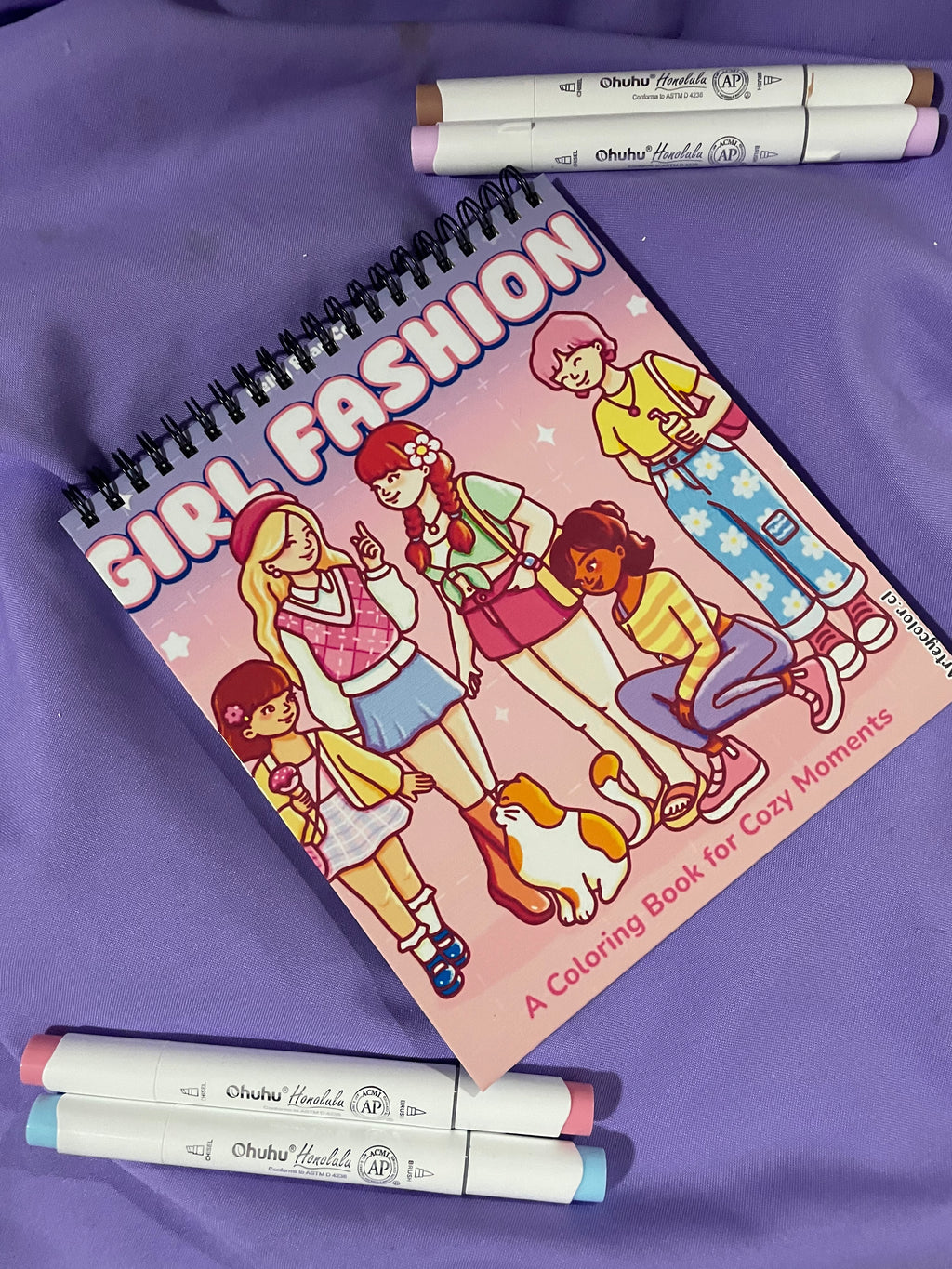 💕 Girl Fashion – Coloring Book ✨