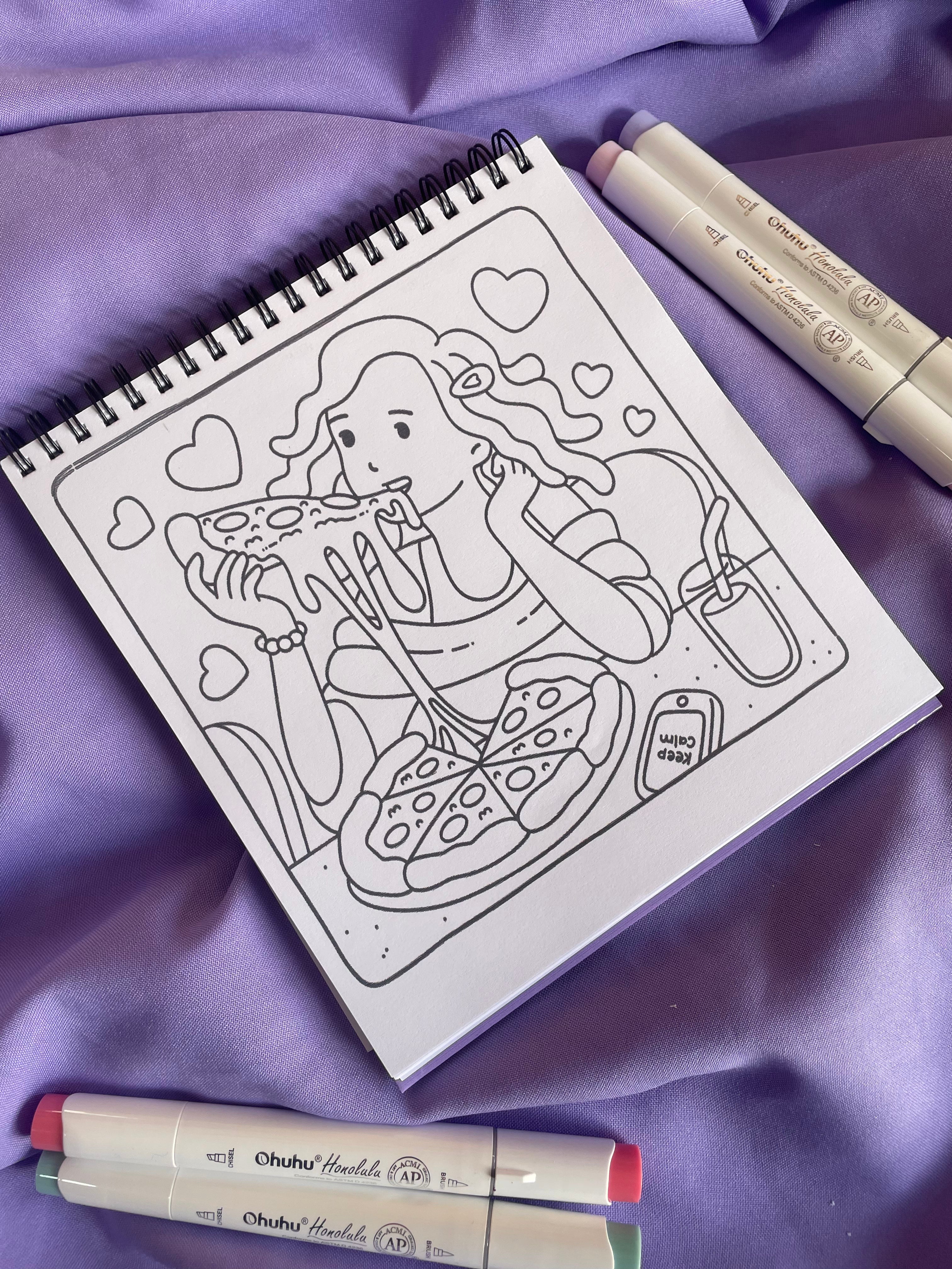 🛵 MOMENTS OF HER – Coloring Book 🐶🐱