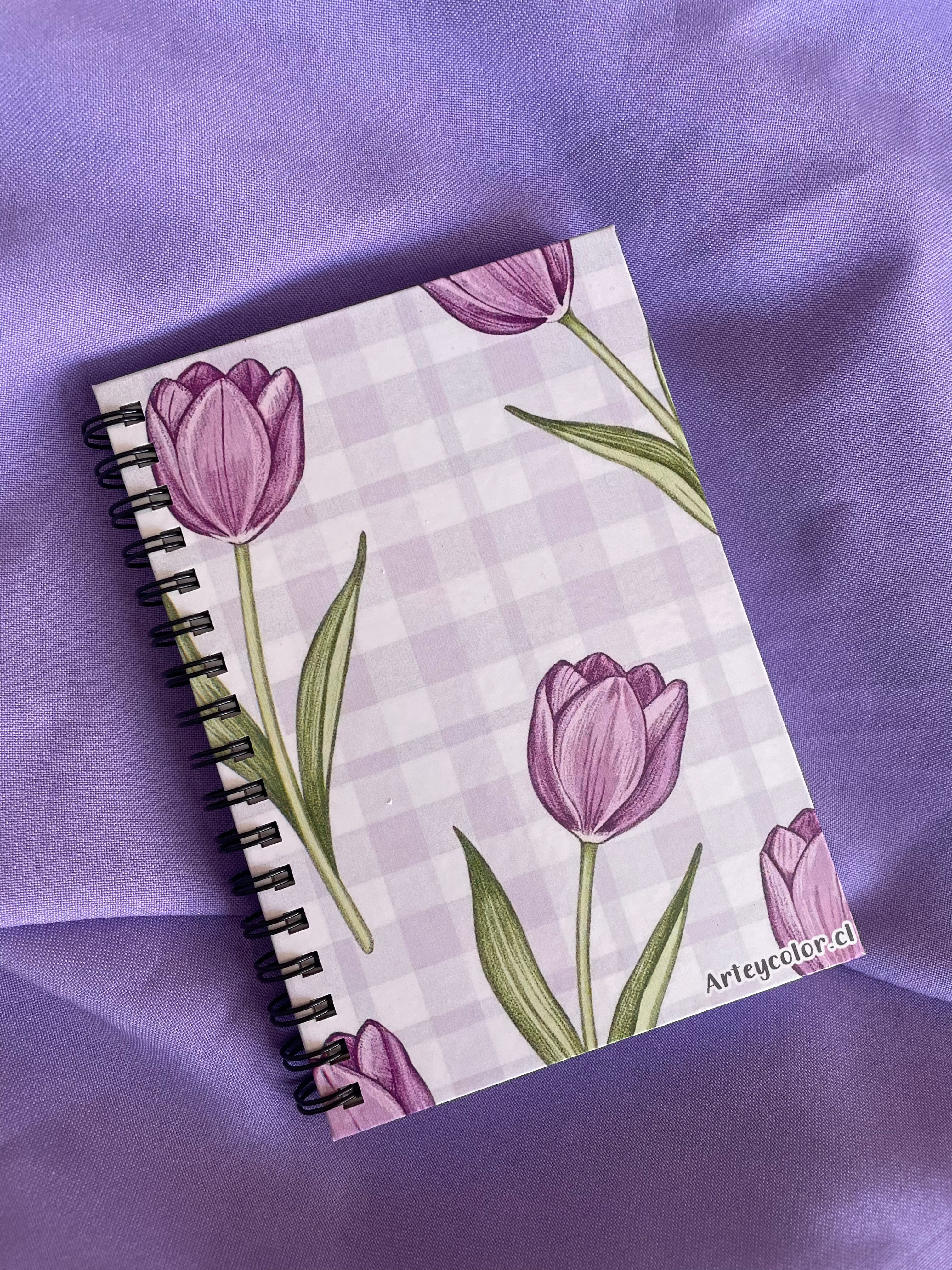 📓 Cuaderno Pocket – Tulipanes