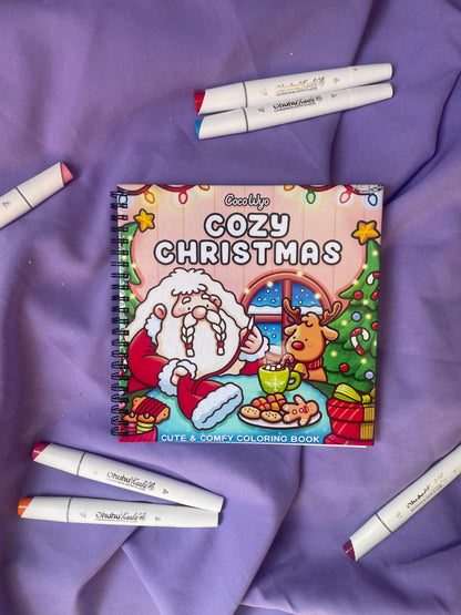 🎅✨ Cozy Christmas – Cute & Comfy Coloring Book ✨🦌