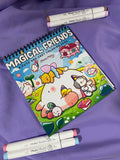 🐰 Magical Friends – Cute & Cozy Coloring Book 🌈✨