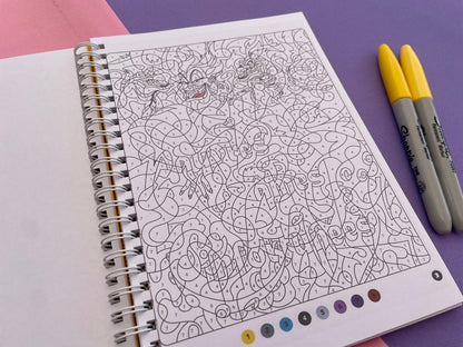 MYSTERES COLORING BOOK