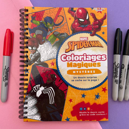 MYSTERES COLORING BOOK SPIDER-MAN