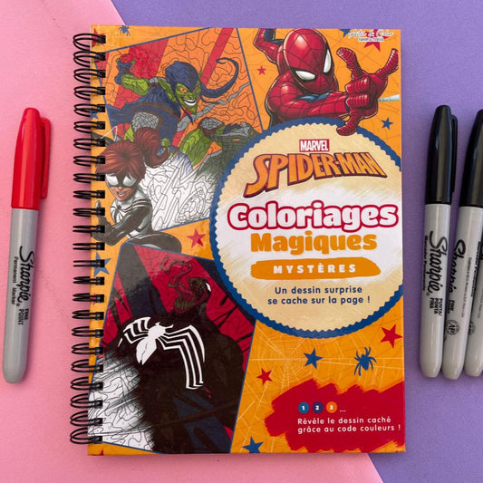 MYSTERES COLORING BOOK SPIDER-MAN