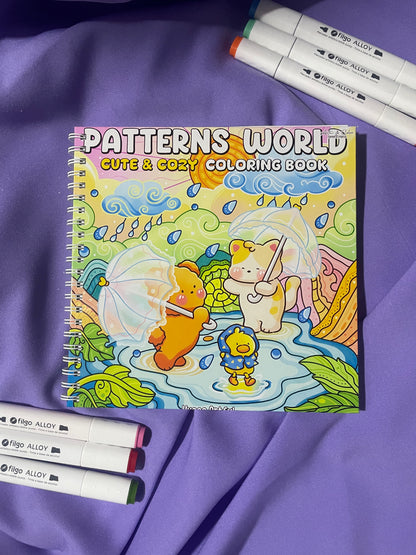 🌈✨ Patterns World – Cute & Cozy Coloring Book ✨🌈