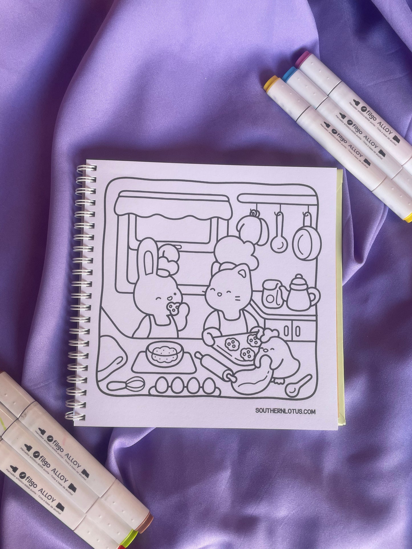 🌸 Calm Days – Cute & Easy Coloring Book 🐾