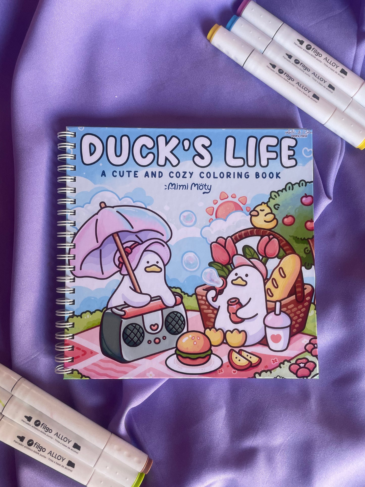 ✨🦆 Duck’s Life – A Cute and Cozy Coloring Book 🌸✨