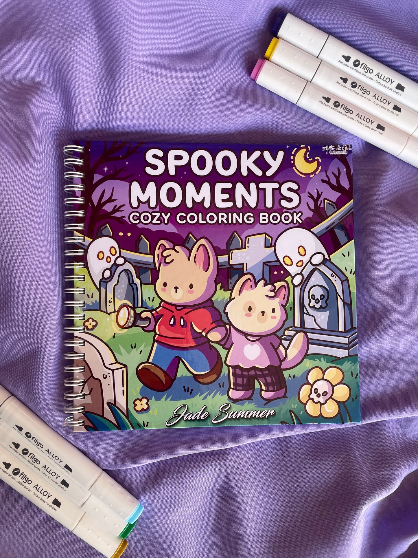 🌙 Spooky Moments – Cozy Coloring Book 🌙