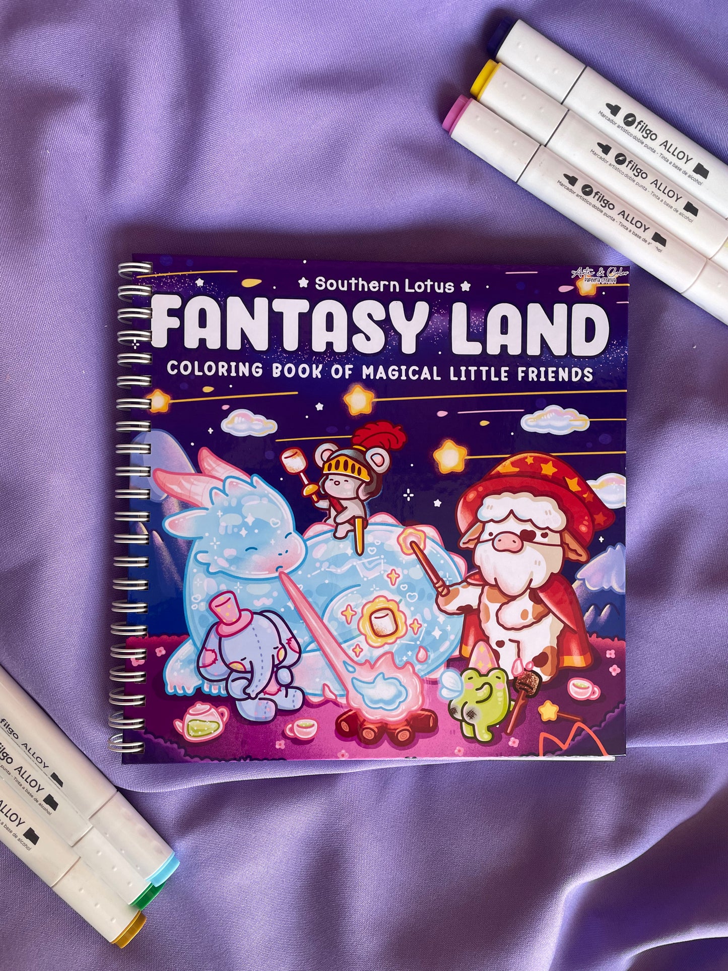 ✨ Fantasy Land – Coloring Book of Magical Little Friends ✨