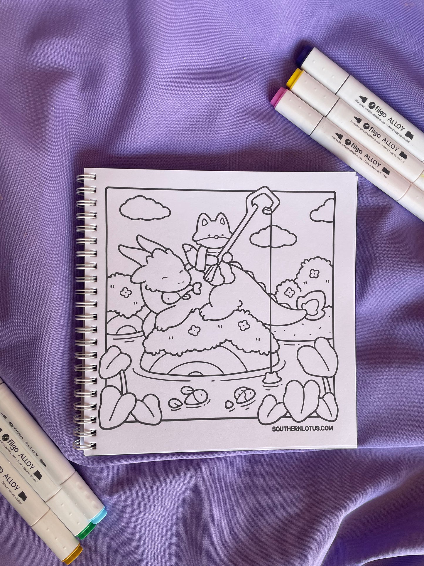 ✨ Fantasy Land – Coloring Book of Magical Little Friends ✨