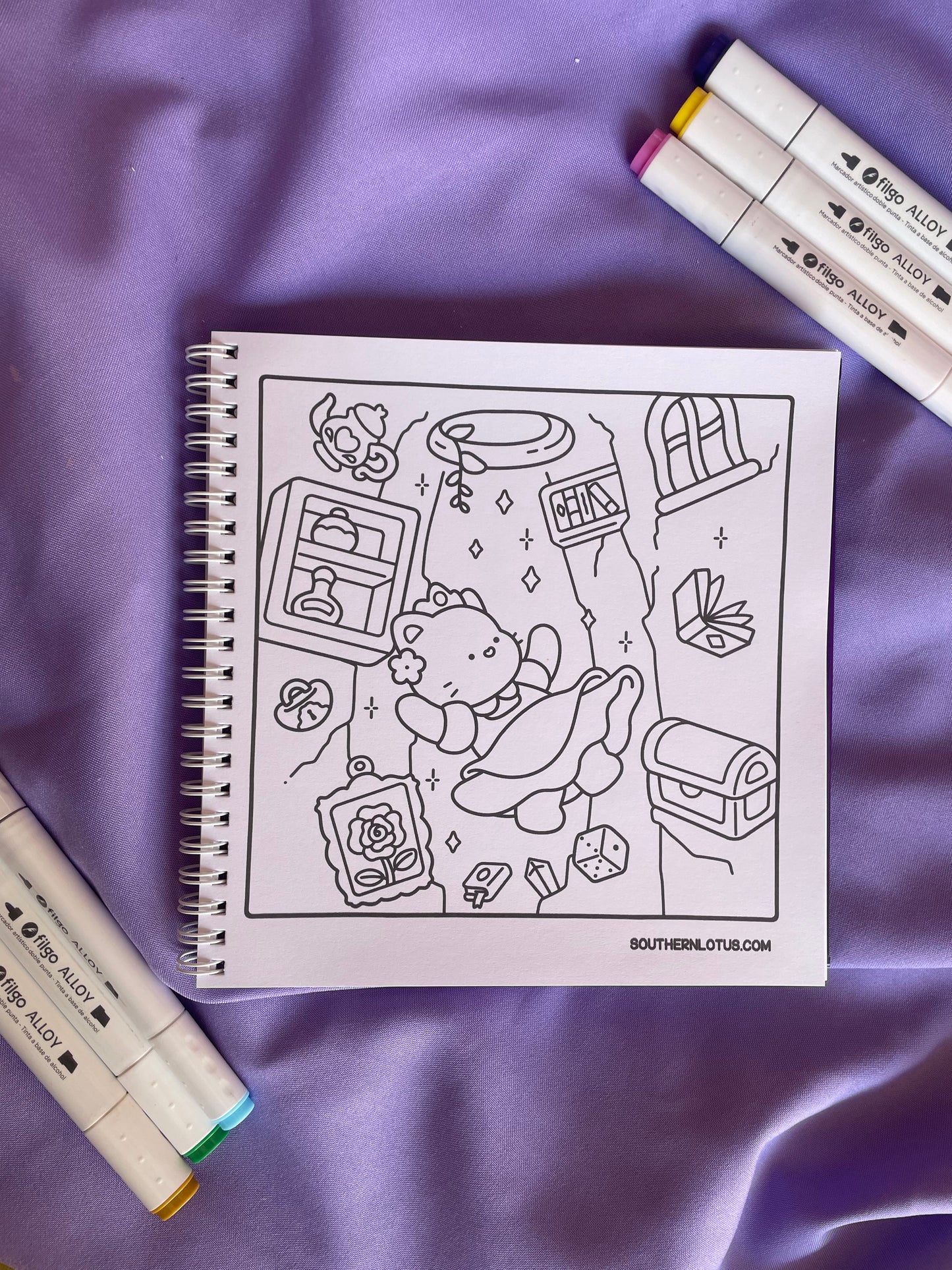 ✨ Fantasy Land – Coloring Book of Magical Little Friends ✨