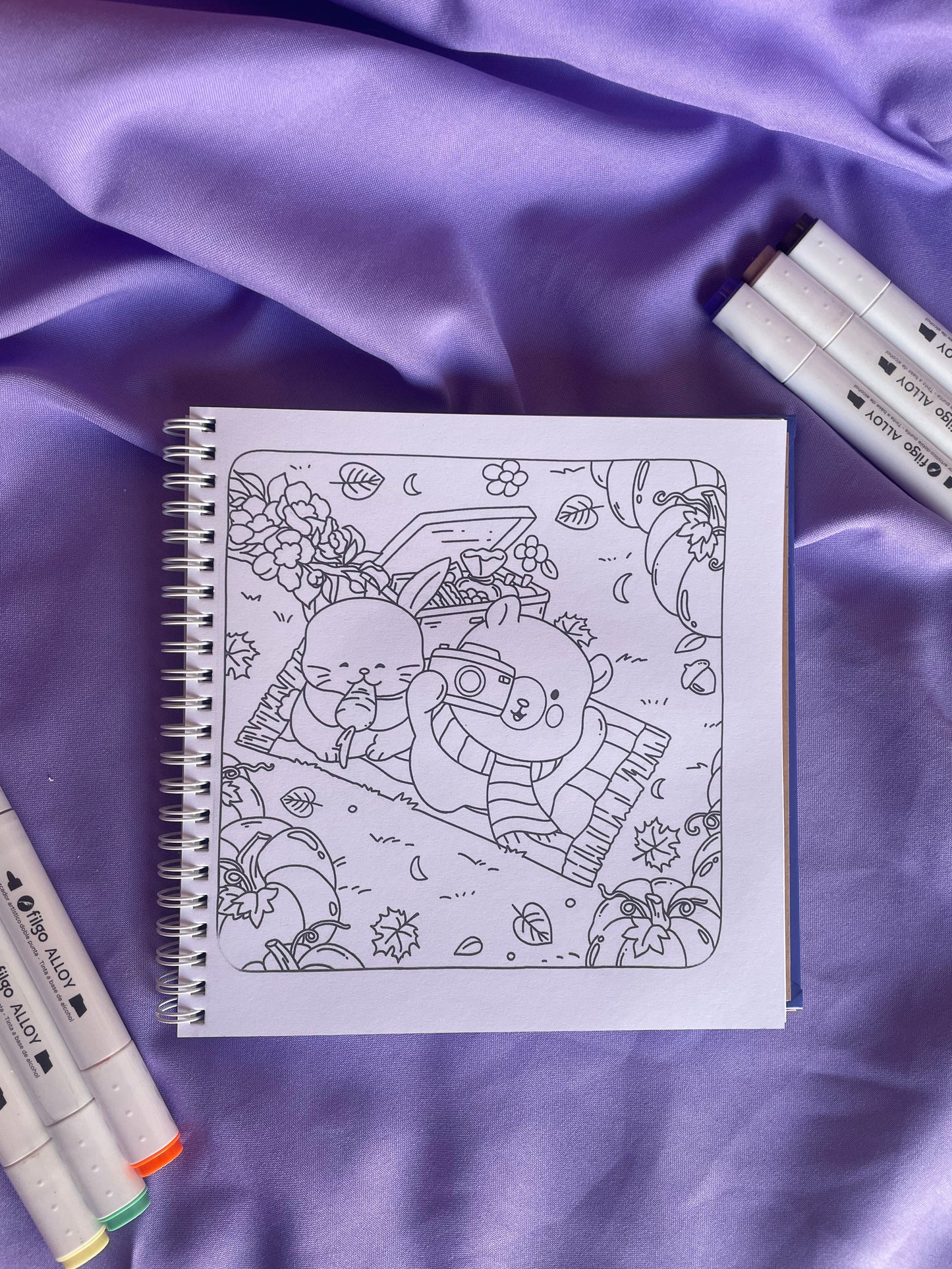 🍂🐻 Hygge Times – Cozy & Cute Coloring Book 🐇🍁
