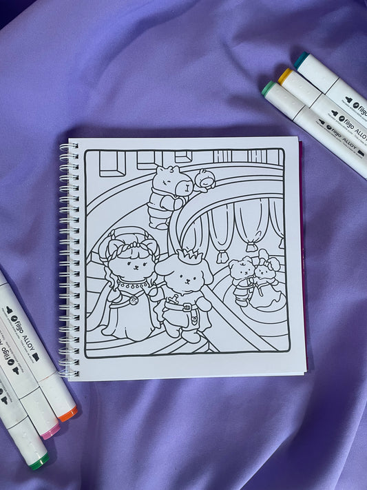 🧸📖 TICKLE TIME – Fuzzy Buddies Coloring Book 📖🧸