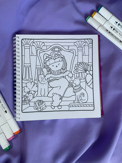 🧸📖 TICKLE TIME – Fuzzy Buddies Coloring Book 📖🧸