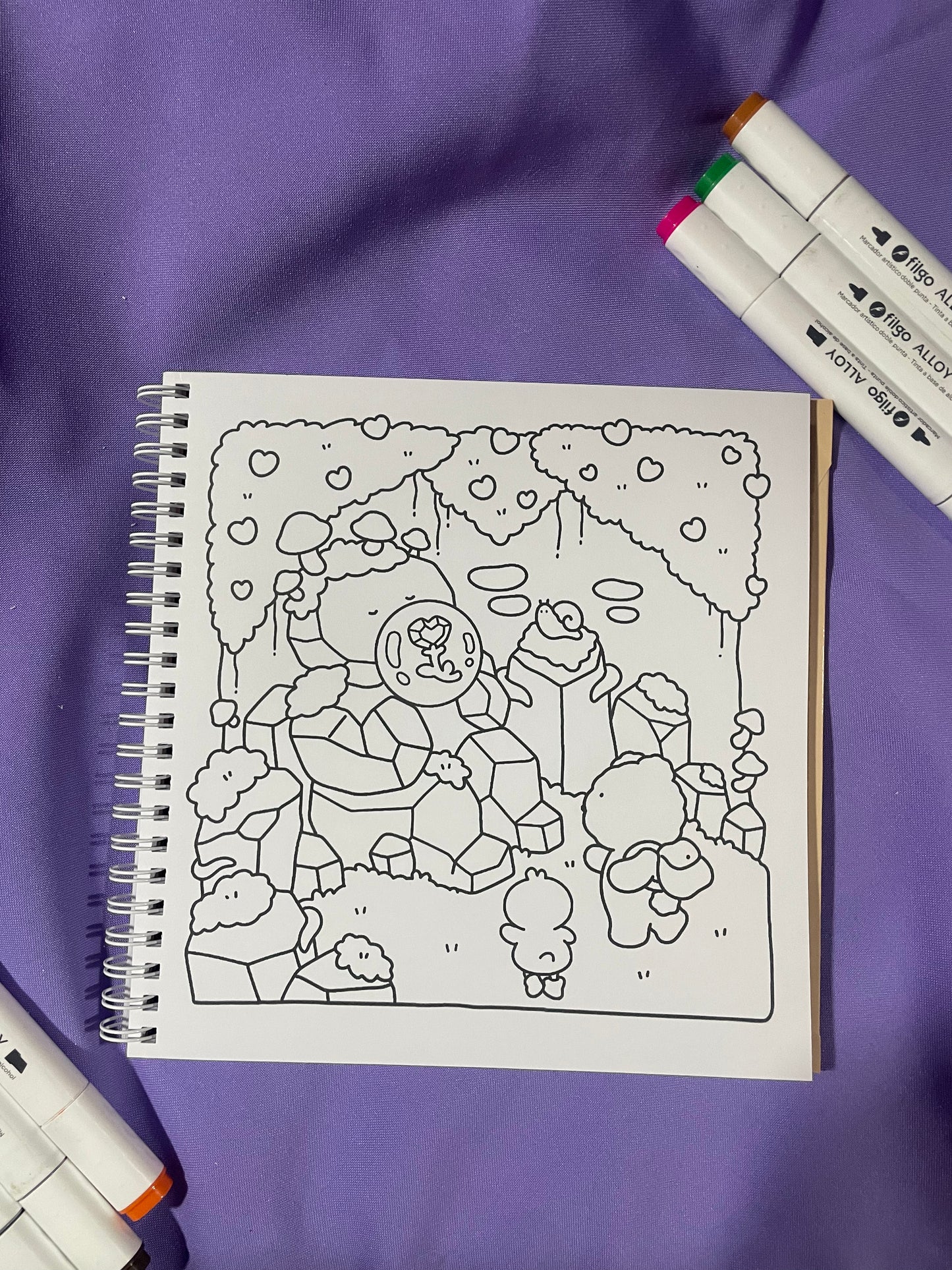 📖 Fuzzy Magic – Fuzzy Buddies Coloring Book