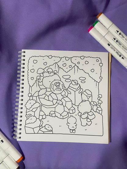 📖 Fuzzy Magic – Fuzzy Buddies Coloring Book