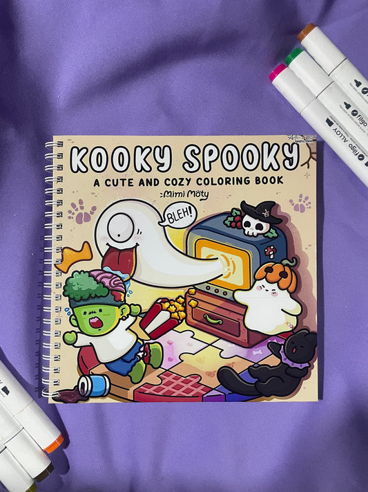 👻Kooky Spooky – A Cute and Cozy Coloring Book