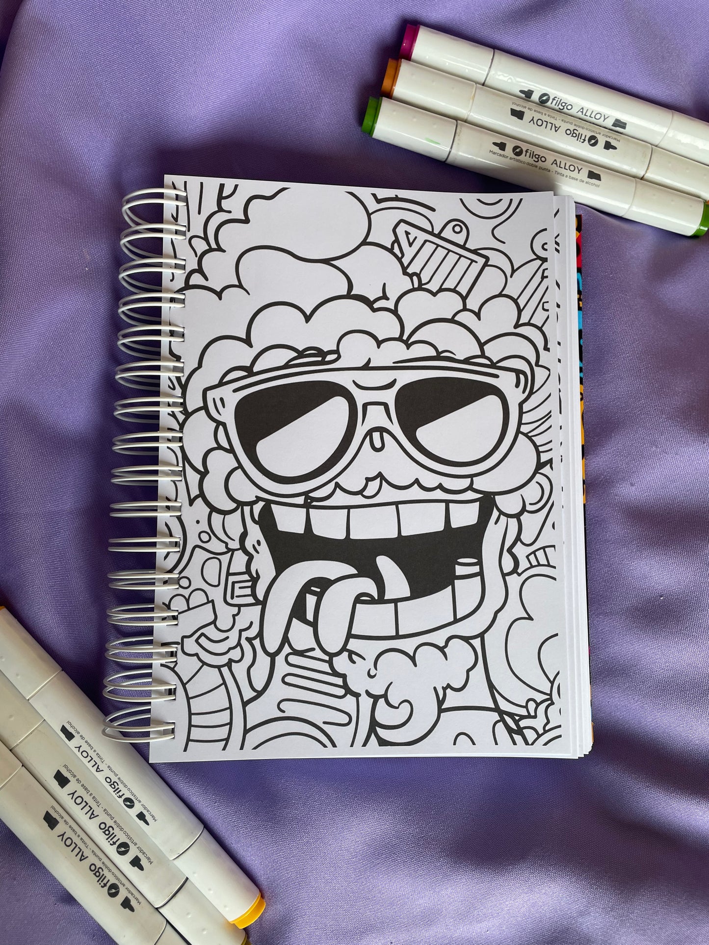 🎨🔥 Biblia del Graffiti – Más de 120 dibujos listos para colorear 💣