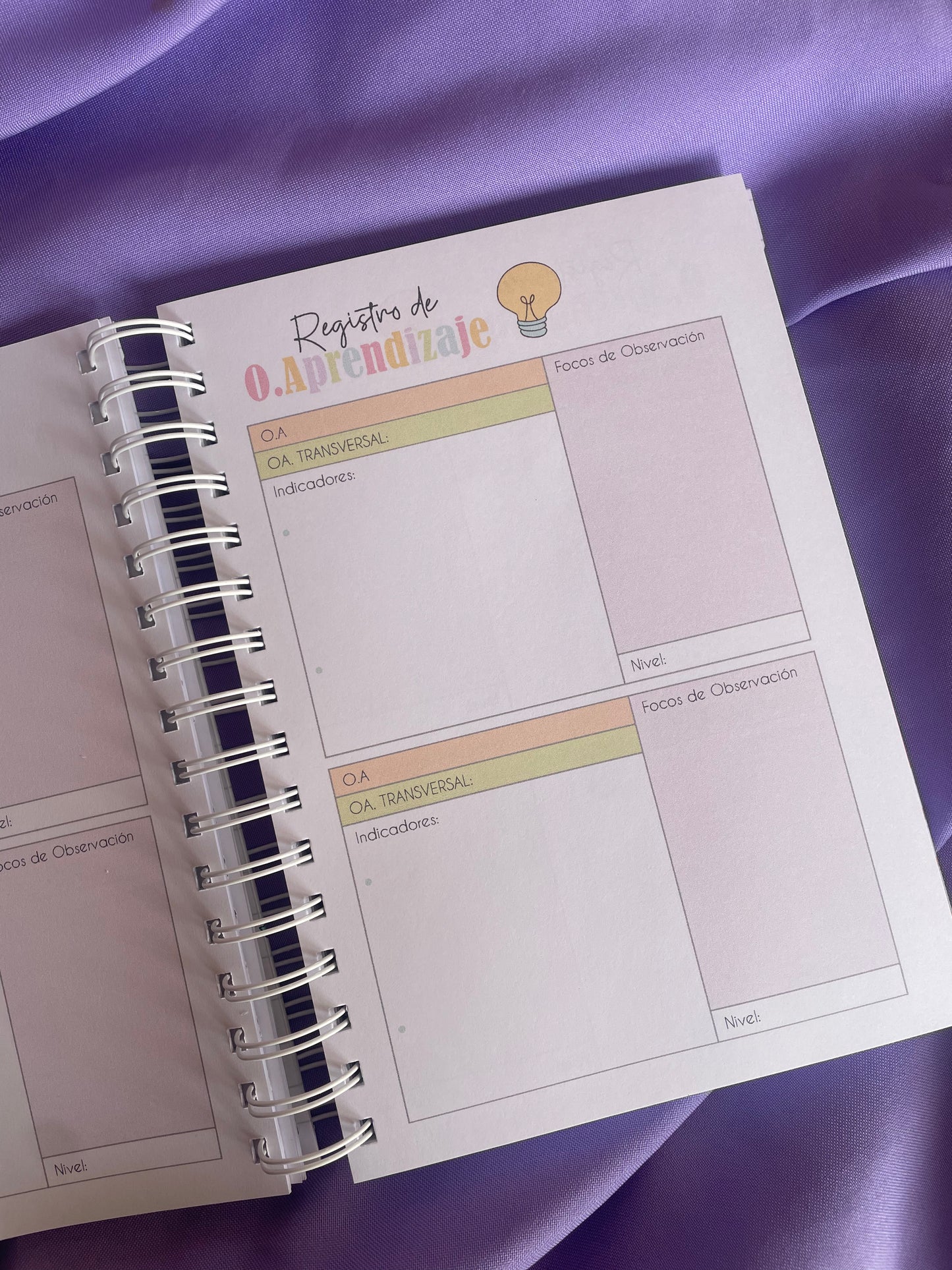 🌈 Mi Año Educativo – Planner para Educadora de Párvulos