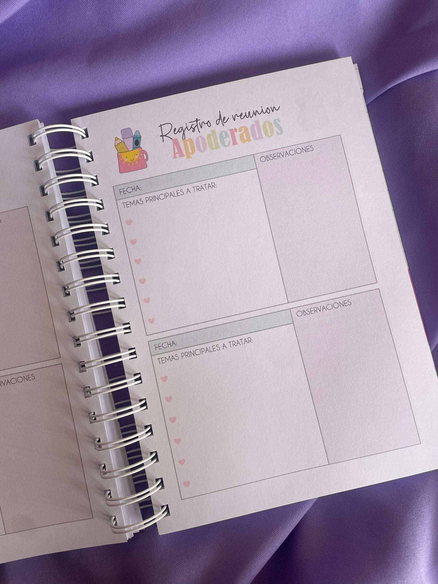 🌈 Mi Año Educativo – Planner para Educadora de Párvulos
