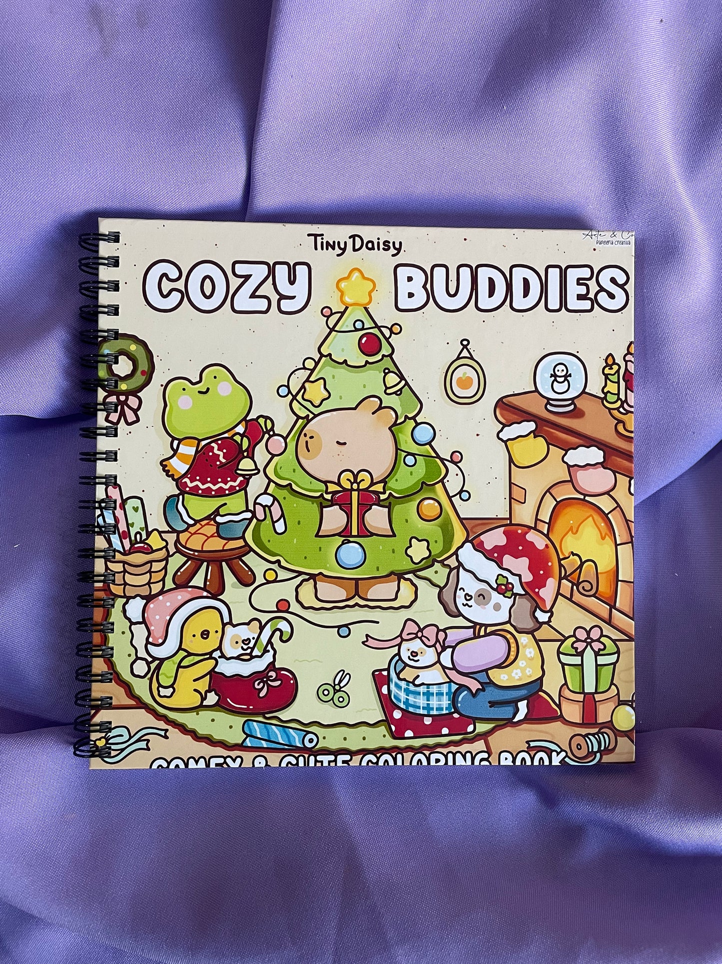 🔥🎄 Cozy Buddies – Comfy & Cute Coloring Book ✨🐸🐻