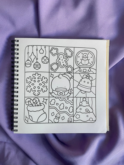 🔥🎄 Cozy Buddies – Comfy & Cute Coloring Book ✨🐸🐻