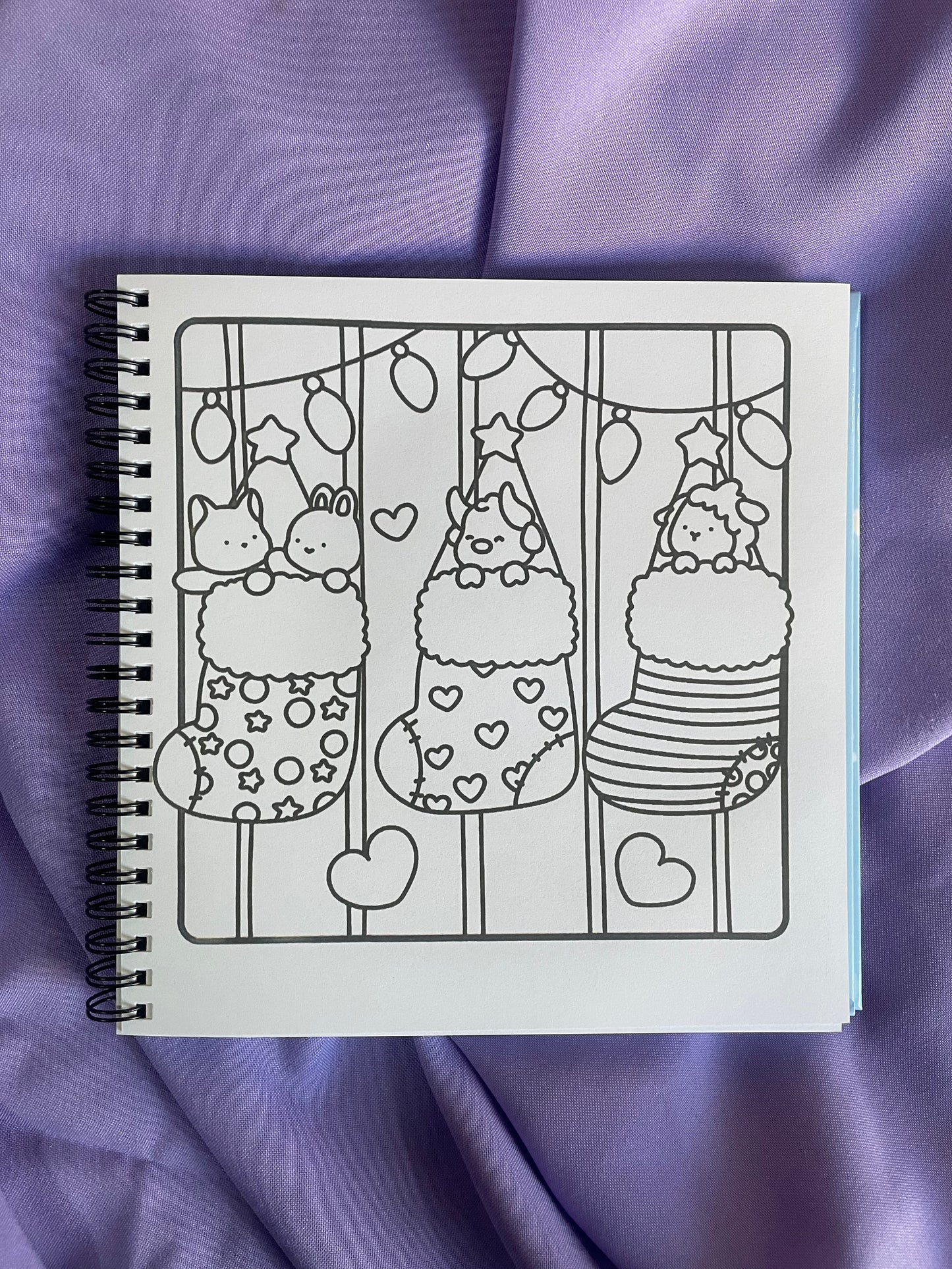 🎀✨ Fluffy Christmas – Cute & Comfy Coloring Book 🐑🎄