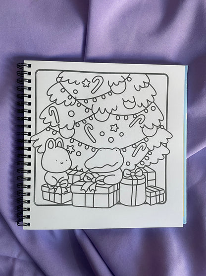 🎀✨ Fluffy Christmas – Cute & Comfy Coloring Book 🐑🎄