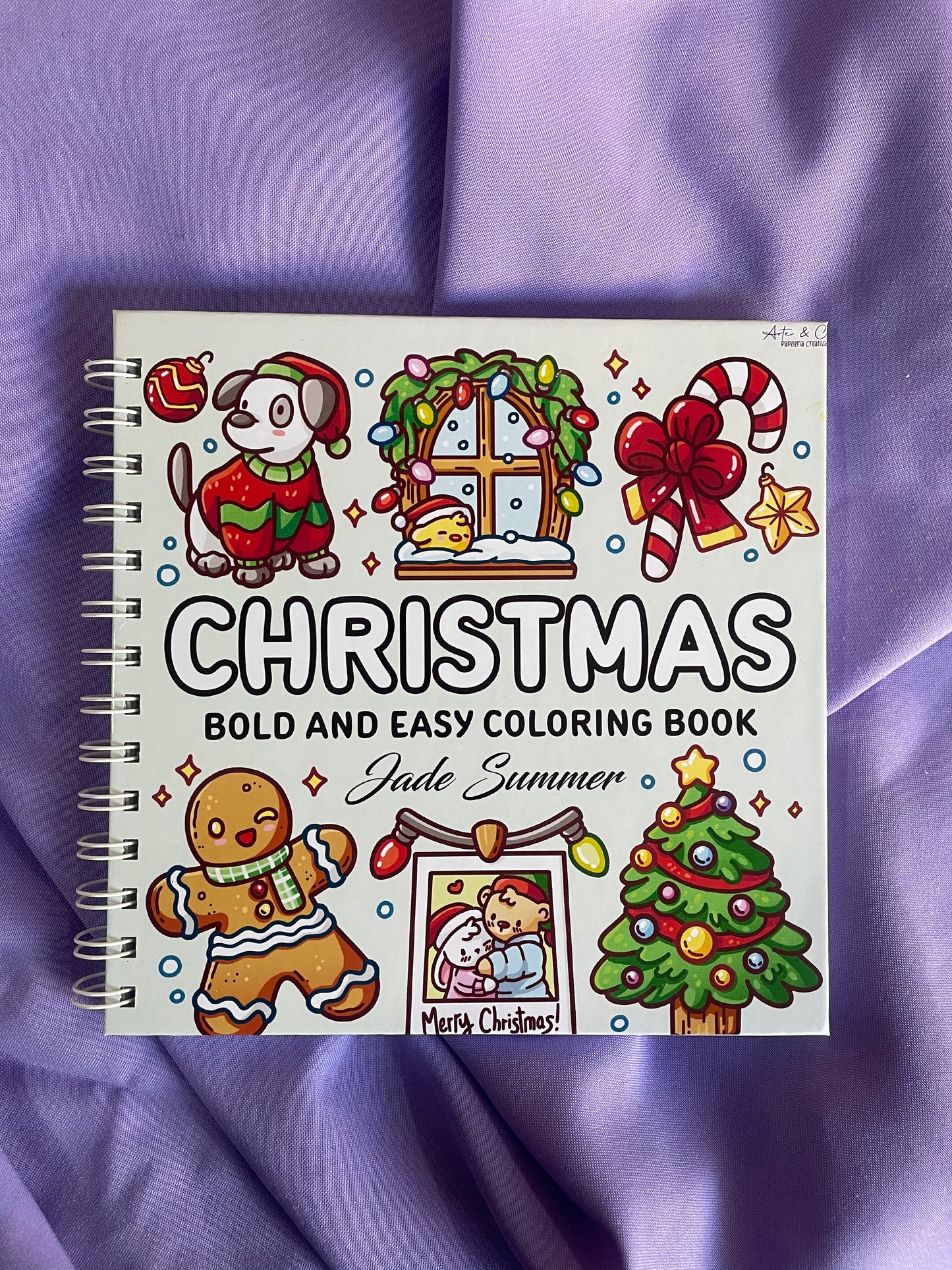 🎄✨ Christmas – Bold and Easy Coloring Book ✨🎁