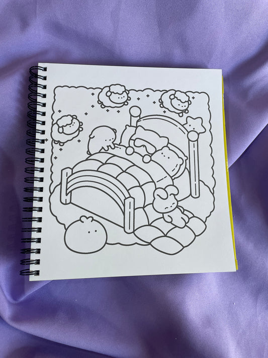 🌸 Kawaii Daydream – Cute Coloring Book 🍞💭