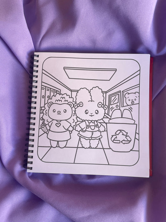 ✨ PAWS IN HOLLYWOOD – Cute & Cozy Coloring Book 🎬🐾