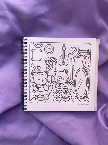 ✨ ERAS FANS – Cute & Cozy Coloring Book ✨