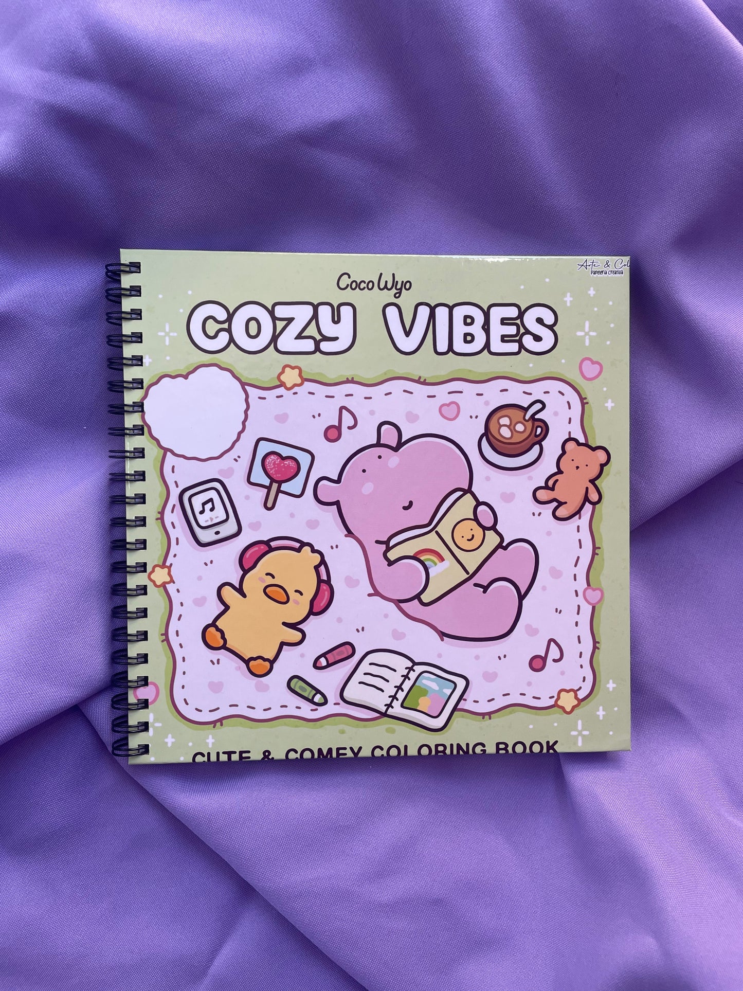 ✨ COZY VIBES – Cute & Comfy Coloring Book ✨