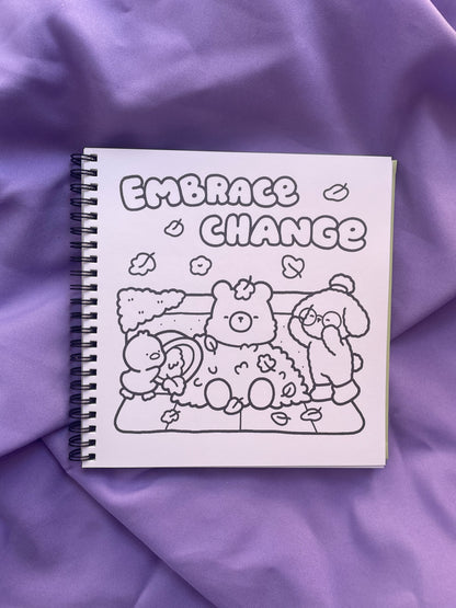 ✨ COZY VIBES – Cute & Comfy Coloring Book ✨