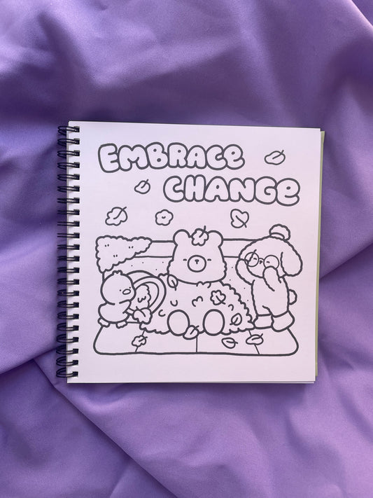 ✨ COZY VIBES – Cute & Comfy Coloring Book ✨