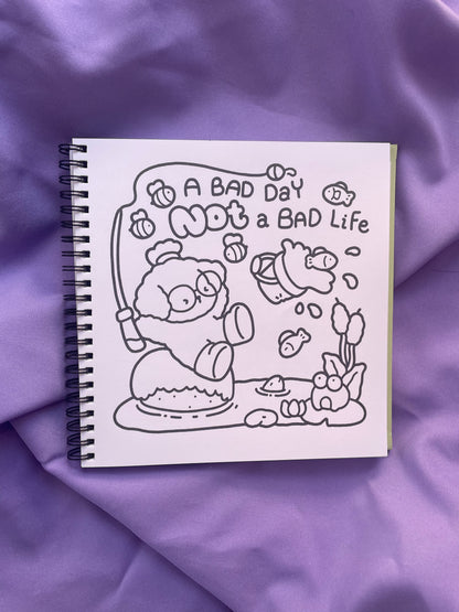 ✨ COZY VIBES – Cute & Comfy Coloring Book ✨