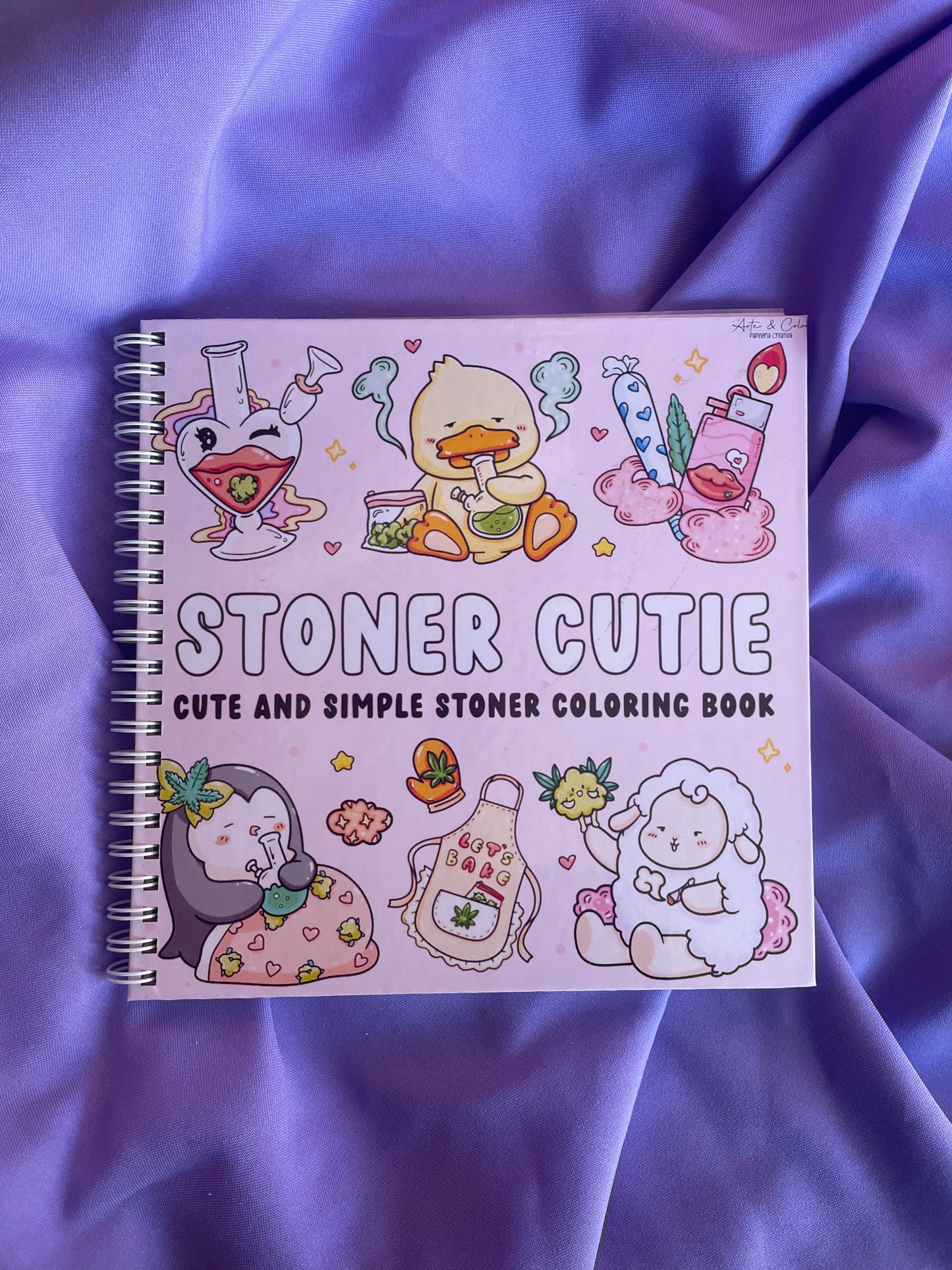 🌿💖 Stoner Cutie – Cute & Simple Coloring Book
