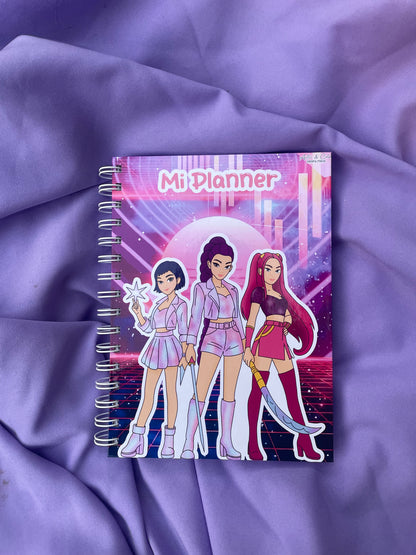 ✨📘 Planner Guerreras K-Pop (Incluye bolsita de regalo) ✨🎁