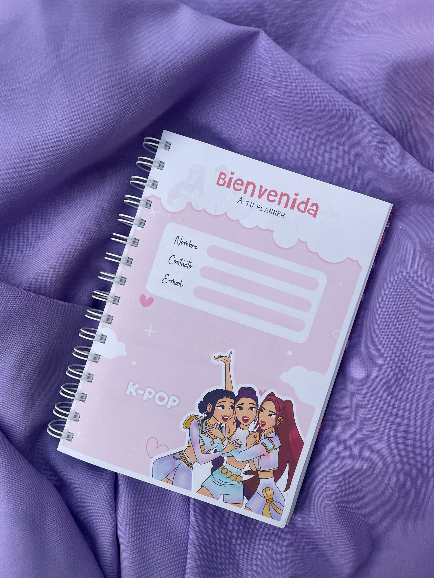 ✨📘 Planner Guerreras K-Pop (Incluye bolsita de regalo) ✨🎁