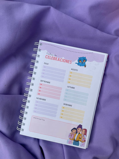✨📘 Planner Guerreras K-Pop (Incluye bolsita de regalo) ✨🎁