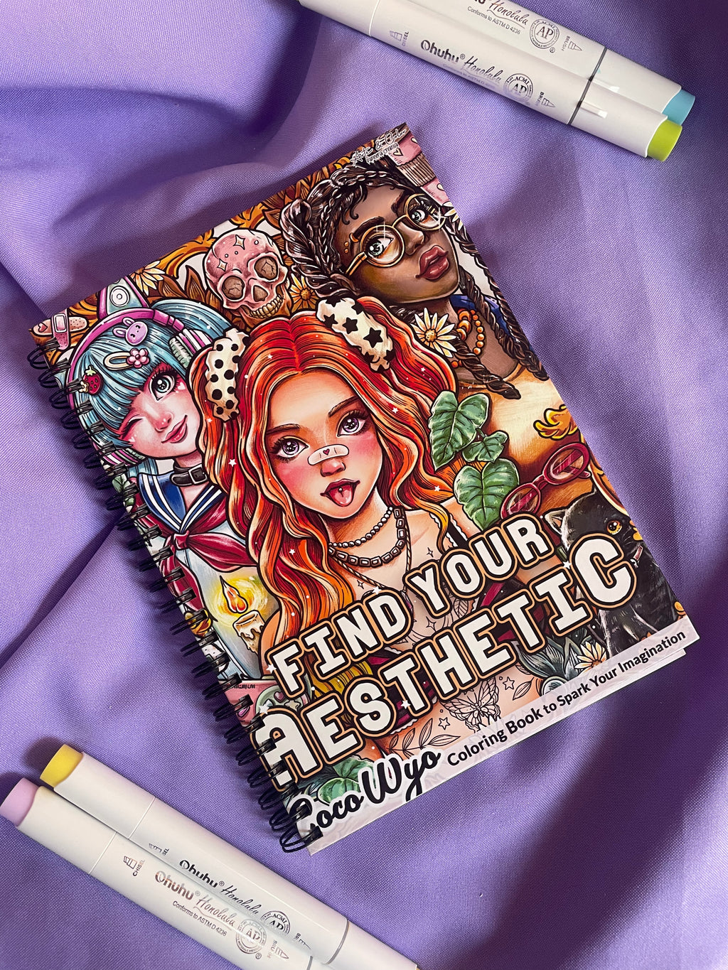 🌈 Find Your Aesthetic – Coloring Book