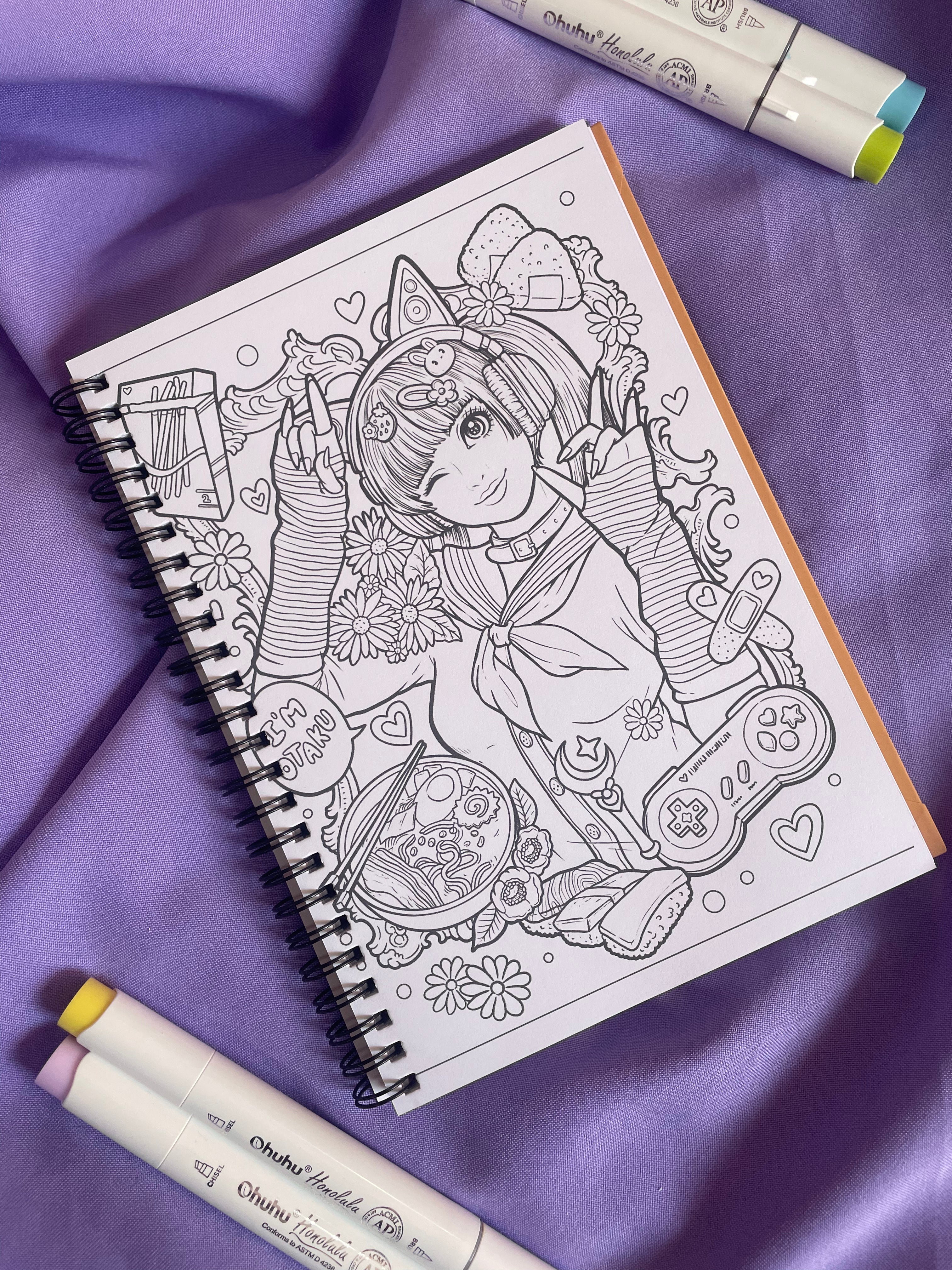 🌈 Find Your Aesthetic – Coloring Book